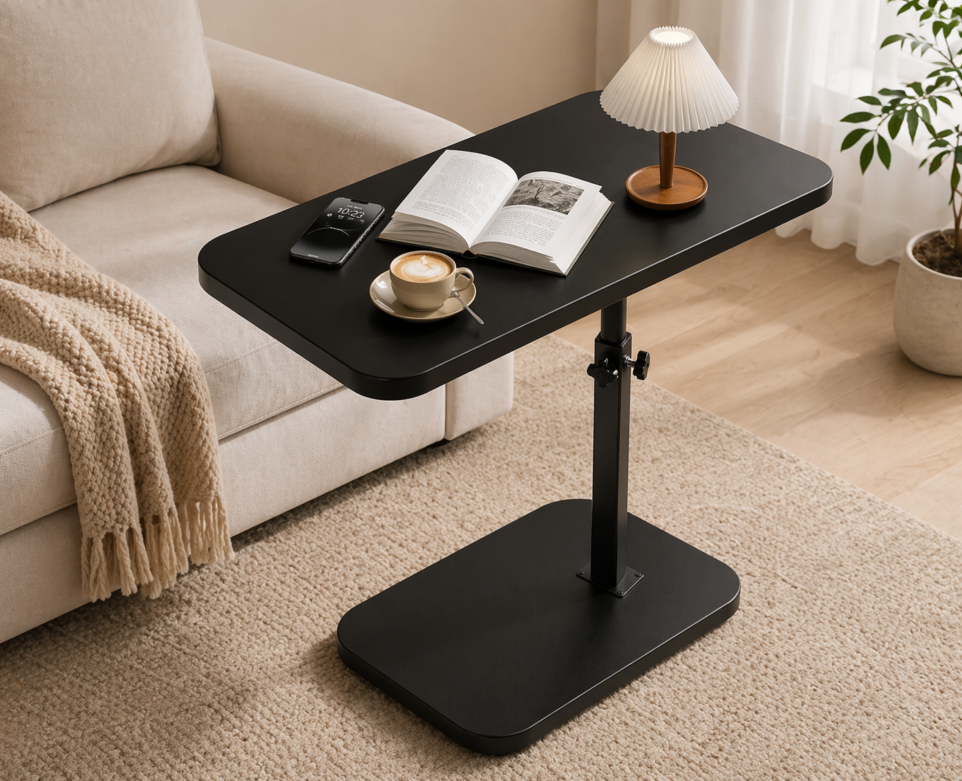 Multifunktionelt Justerbart Sidebord