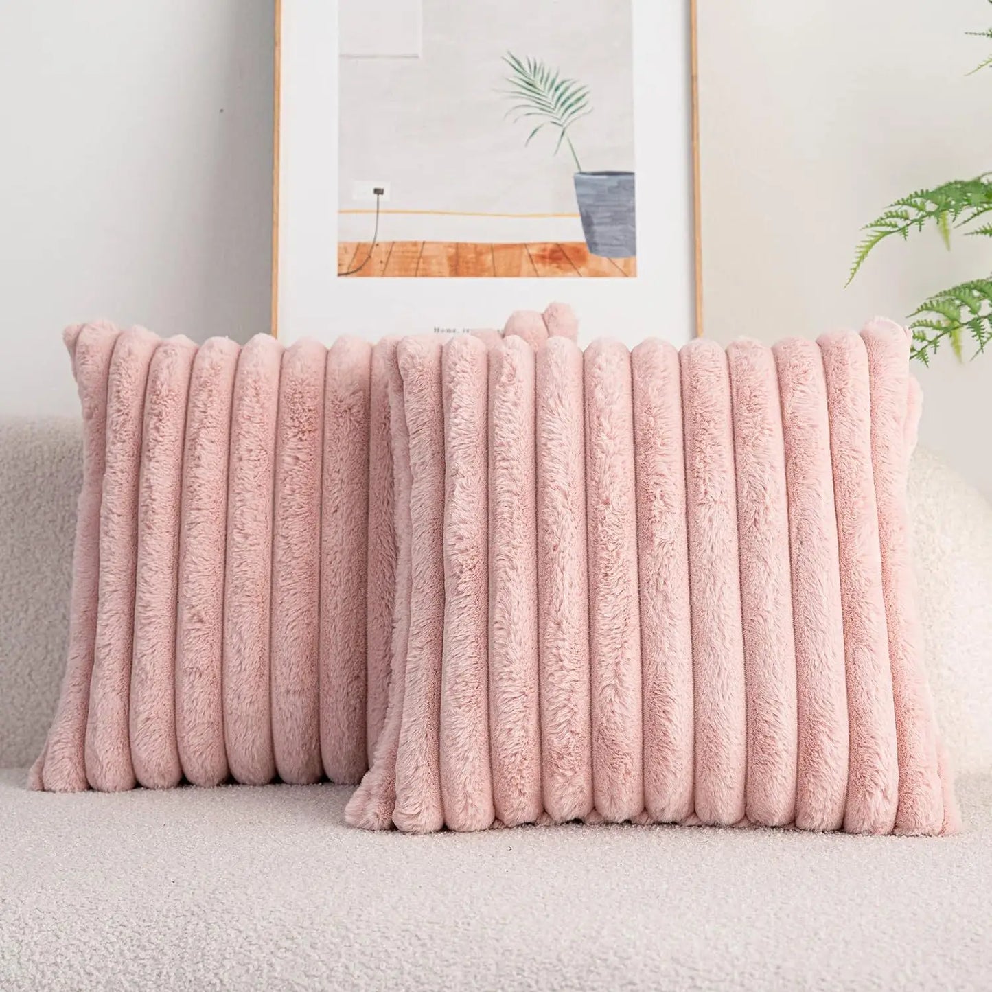 Velour Rib Pude