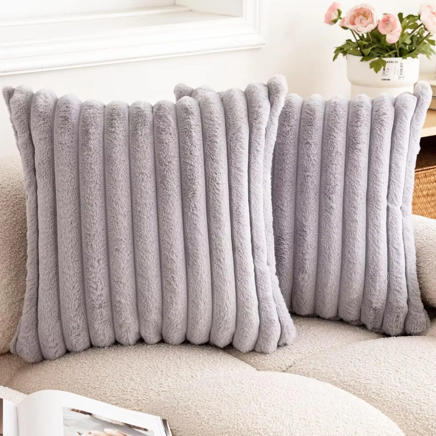 Velour Rib Pude