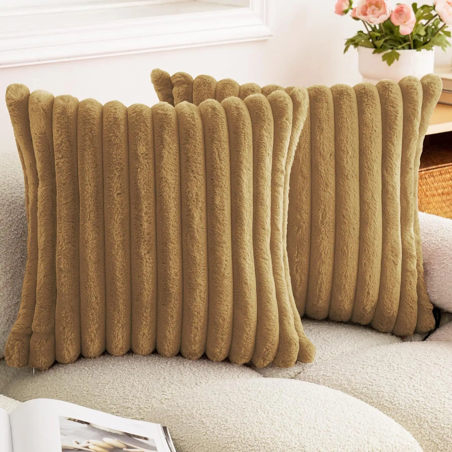 Velour Rib Pude