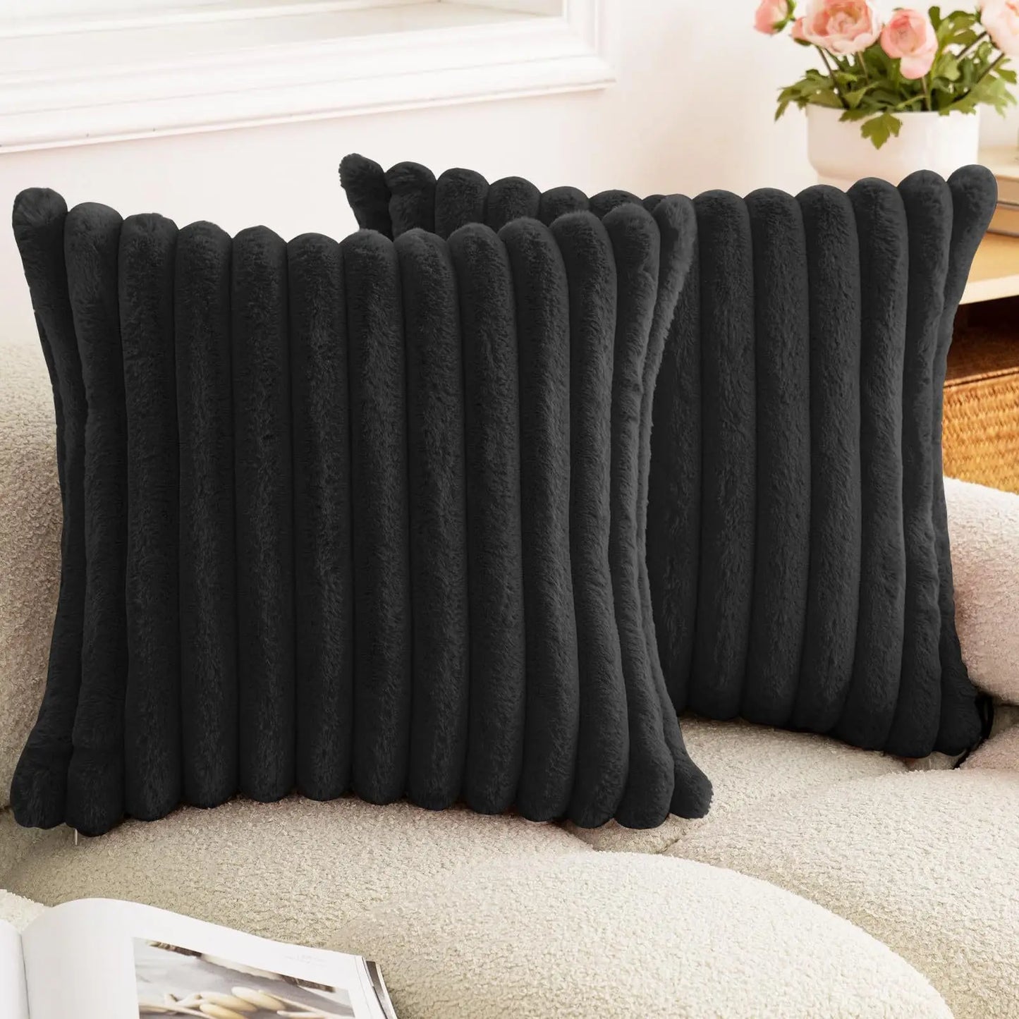Velour Rib Pude